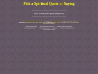 Random Spiritual Quotes and Spiritual Sayings