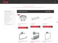 Architectural hardware products, Bathroom Accessories & Railing System