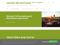 Mount Batur Jeep Sunrise