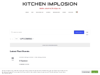 Events from 31 March, 2018   23 July, 2016   KITCHEN IMPLOSION
