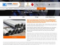 Kobs India Group - Super Duplex Steel Seamless Tubes, Super Duplex Ste