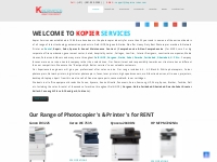 Photocopier Rental Services and Repair Services in Delhi NCR Gurgaon