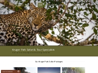 Kruger Park Safari Packages   Tours