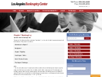 Chapter 7 Bankruptcy - Los Angeles Bankruptcy Center