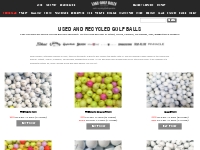 Used and Recycled Golf Balls, Home Golf Balls. Used Golf Balls. Cheap 