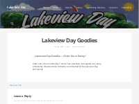 Lakeview Day Goodies   Lakeview Day