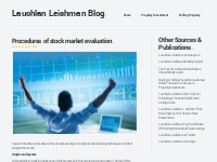 Lauchlan Leishman | Procedures of stock market evaluation