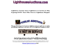 Lighthouse Auctions - See Lighthouses For Sale at Auction NOW!