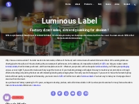 Luminous Label,Luminous label manufacturer,light up label