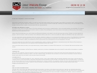 Terms and Conditions of the Listed Web Design Website | Web Designers 