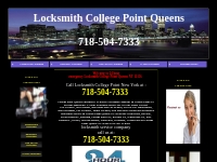 College Point Locksmith ,718-504-7333, College Point 24 hour Locksmith