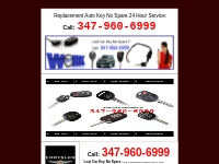 Lost Car Key No Spare ? Call 347-960-6999 ,NY 24 Hour Replacement Lost