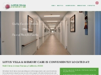 Lotus Villa Memory Care | Lotus Villa for Senior Care | Lotus Senior L