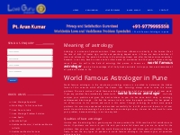 World Famous Astrologer in Pune +91-9779995558 loveguruindia.com