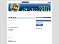 Low Carb Food List | Low Carb 360