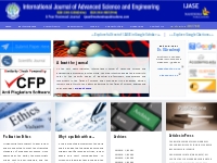 IJASE: International Journal of Advanced Science and Engineering