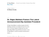 Dr. Mahtani   Zambia Archives - Dr. Rajan Mahtani