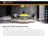Interior Design Companies in Dubai I Best interior Design Dubai +97155
