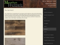 Reclaimed - Marathon Hardwoods