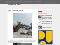 Pagar Panel Beton Pracetak ~ PT Megah Beton Indonusa -Pabrik Pagar Pan