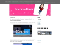 www.mieranadhirah.com: Dermatologist-Backed Skincare Solution, CeraVe 