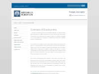 Contracts of Employment | Mitchells Roberton