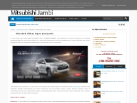 Mitsubishi All New Pajero Sport Jambi         - Dealer Mitsubishi Jam