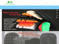 Molded EVA PU PE Foam  parts for Knee Pad Inserts