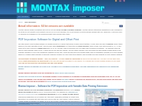 PDF Imposition - Montax Imposer - N-UP, booklet, cut stack pdf imposit