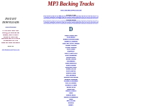 D MP3 Backing tracks - instant downloads