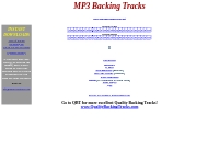 MP3 Backing tracks - instant downloads