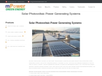 Home - mPower Green Energy - Solar Photovoltaic Power Generating Syste