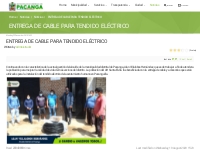 ENTREGA DE CABLE PARA TENDIDO ELÉCTRICO