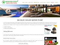 MG Solar Water Pumps | Solar Agriculture Water Pump System | solar wat