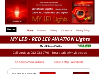 MY LED - RED LED Aviation Lights. Airport lights, Obstruction and Warn