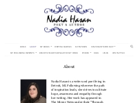About   Nadia Hasan, Poet   Author