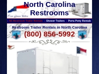 NC Restrooms *Restroom Trailer Rental & Shower Trailer* North Carolina