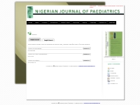 Nigerian Journal of Paediatrics