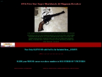 Rugar Super BlackHawk 44 Magnum Revolver