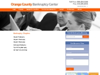 Bankruptcy Chapters - Orange County Bankruptcy Center