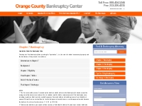 Chapter 7 Bankruptcy - Orange County Bankruptcy Center