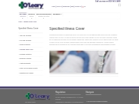 Specified Illness Cover   O Leary Financial Management Ltd.