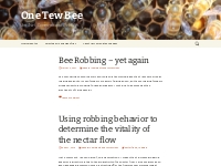 One Tew Bee | Jim Tew s Comments and Web Files