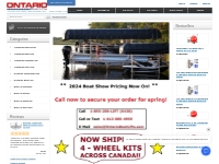 Ontario Boat Lifts is the leader in Aluminum Boat, Pontoon and PWC sal