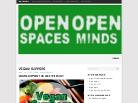 Vegan suppers - www.openspacesopenminds.nl