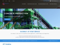 OPT Makine - concrete batching plants, crushing  and screening plants