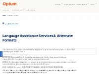 Language Assistance / Non-Discrimination Notice | Optum