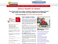 Best Oracle Training in Adyar Chennai | Oracle Placement Training Inst