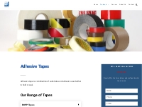 Adhesive Tape Manufacturers | Double sided, BOPP, Tissue, Fabric Tapes