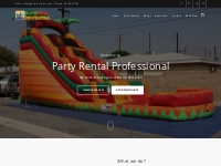 Home - Party Rental Professional - Bounce House - Slides - Tent - Tabl